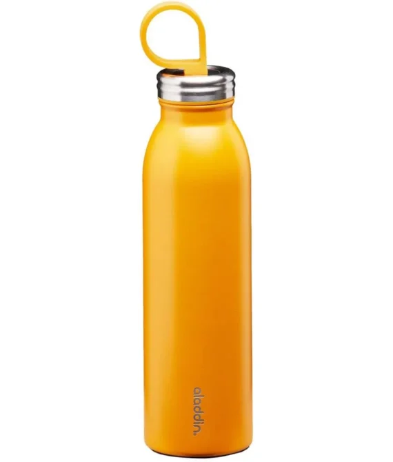 Aladdin Chilled Thermavac Stainless Steel Water Bottle 0.55 Liter Capacity Sun Yellow