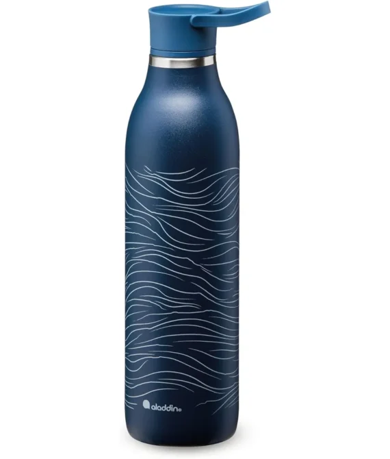 Aladdin 0.6L Cityloop Thermvac Btl Deep Navy Wave Print