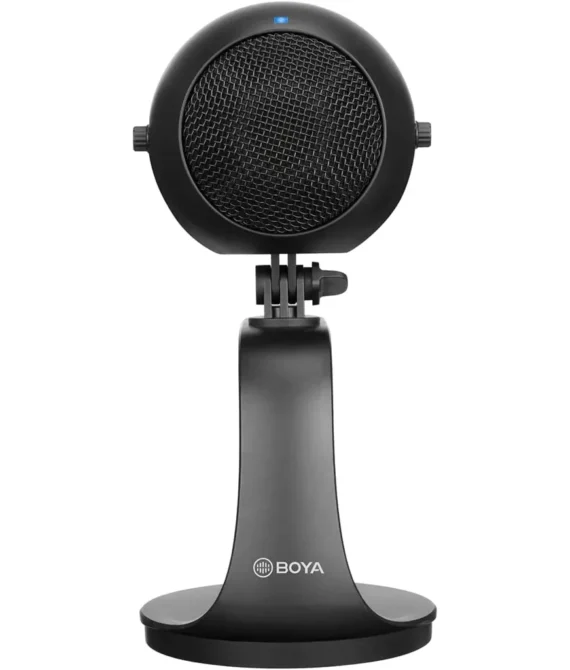 BOYA BY-PM500 USB Condenser Microphone with Table Stand for Streaming Podcast YouTube Windows Mac PC and Smartphone USB-C