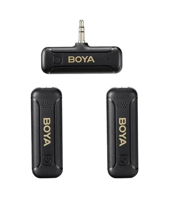 BOYA BY-WM3T2-M2 2.4GHz dual-channel wireless microphone system