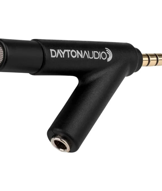 Dayton Audio iMM-6 Calibrated Measurement Microphone for iPhone iPad Tablet and Android