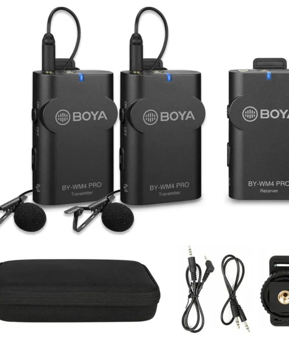 Boya By-Wm4 Pro- Portable 2.4G Wireless Microphone