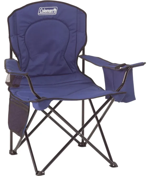 Coleman 380712188 Oversize Quad Chair With Cooler Blue