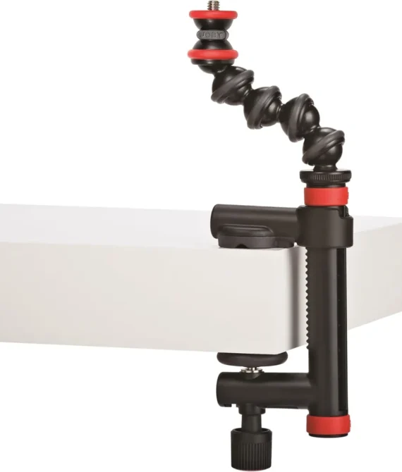 Joby JB01280-BWW Action Clamp and GorillaPod Arm (Black/Red)