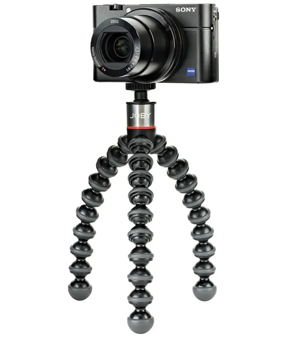 Joby Jb01502-Bww Gorillapod 500 Flexibles Ministativ (Mit Integriertem Kugelkopf Fr Kompakte Und 360-Grad-Kameras Traglast Bis Zu 500 G)