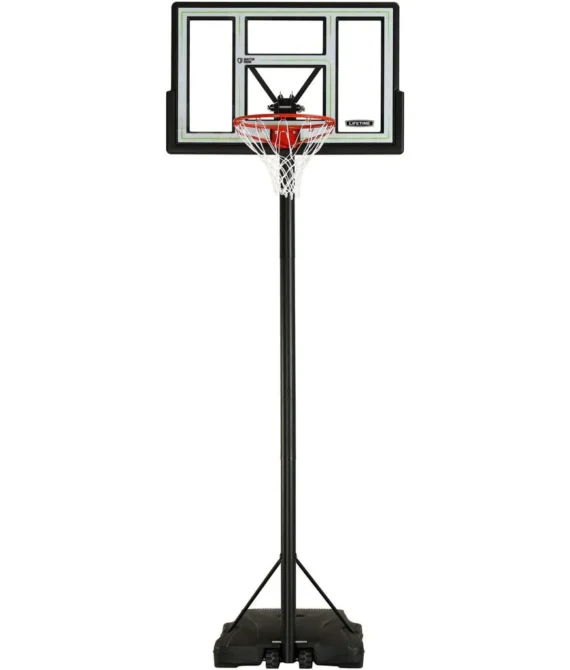 Lifetime 46″ Shatterproof Portable Height Adjustable Basketball System 90584