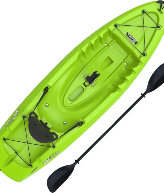 Lifetime Hydros Angler 85 Fishing Kayak (Paddle Included) Lime Green 101 Inches