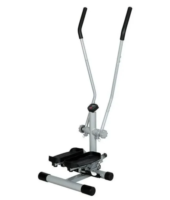 Dual action swivel stepper with handle bars lateral tight stepper or mini stepper