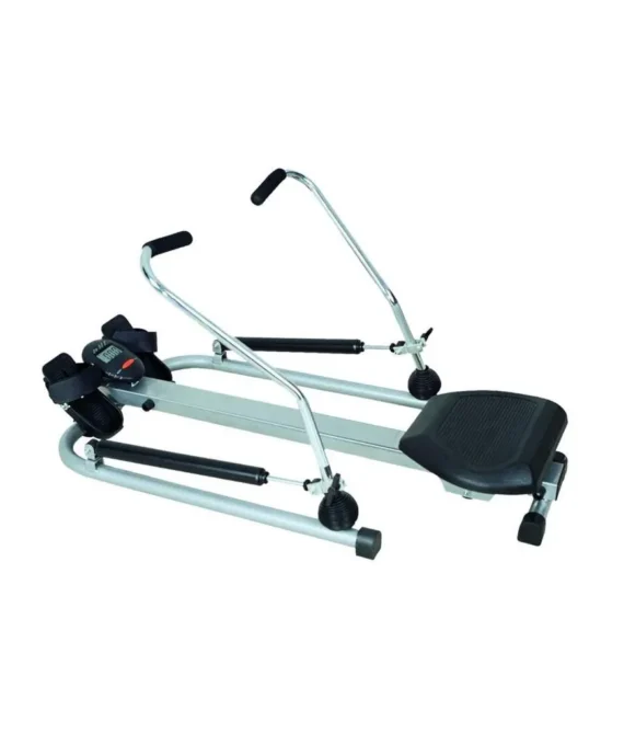 Full motion rowing machine orbital rower w/ 350 lb weight capacity and lcd