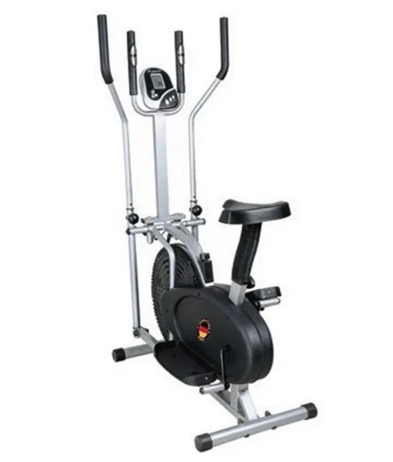 Orbitrack 2 in 1 elliptical exercise bike with computer functions