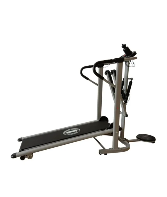 Manual treadmill with digital monitor   12 kmph speed range