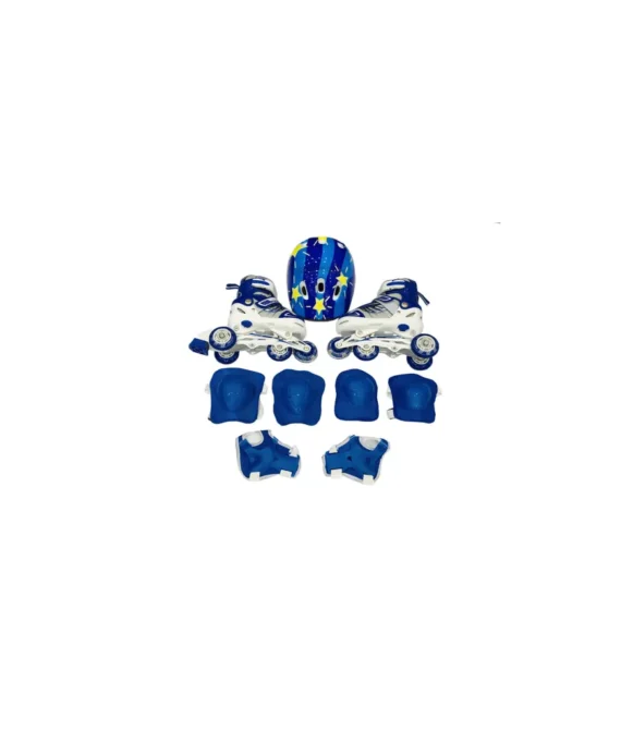 Incline roller skates jx 588 blue