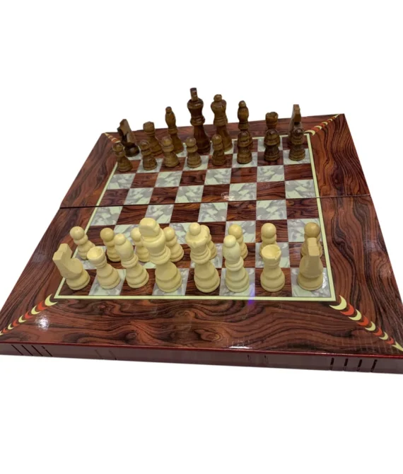 3 in 1 chess set   play chess checkers and backgammon