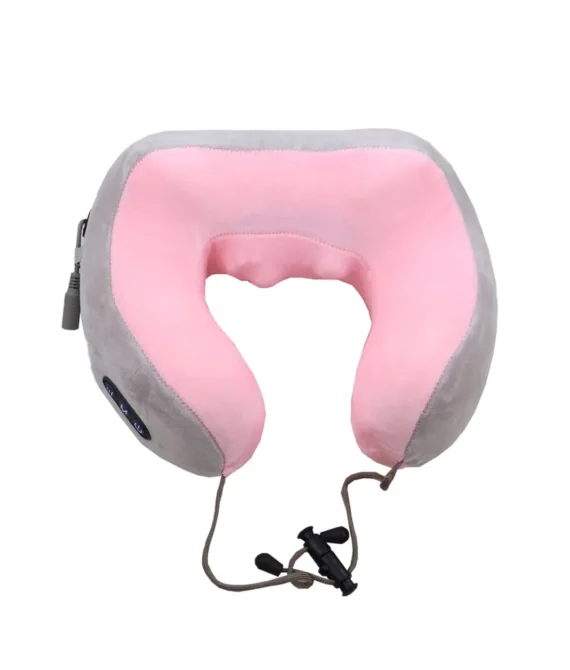 Rechargeable u shaped cervical massage pillow neck massager