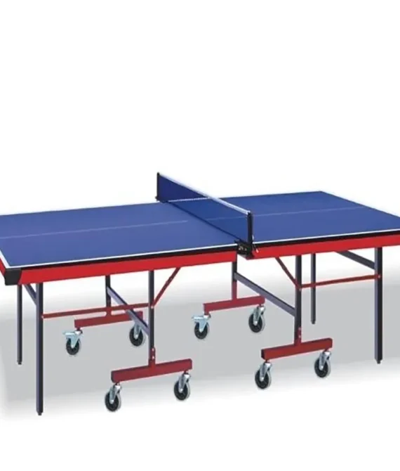 Foldable indoor ping pong table tennis with post and net mf 4010