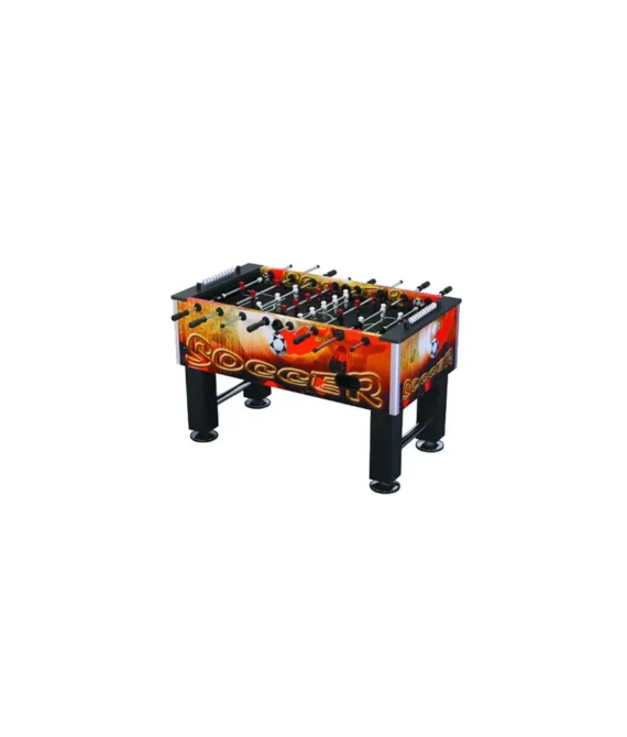 Foosball table multicolor soccer arcade game table