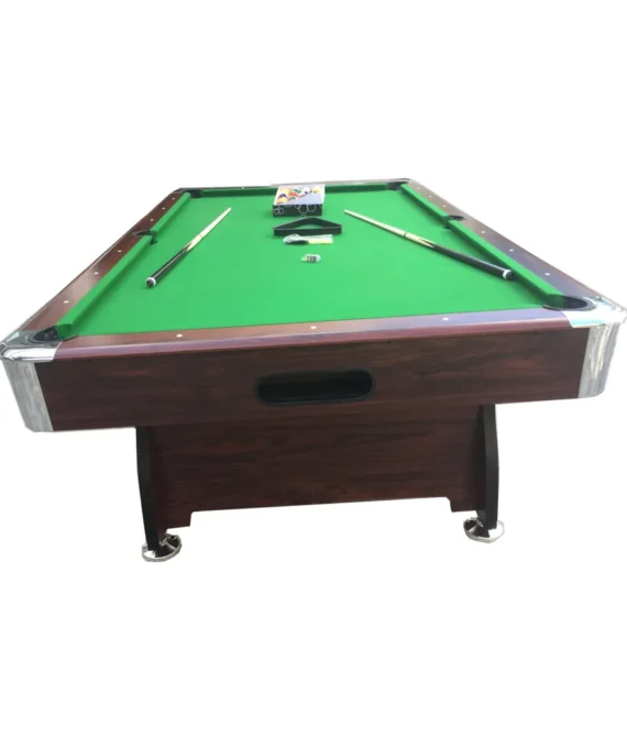 Billiard table pool table green with ball collection system