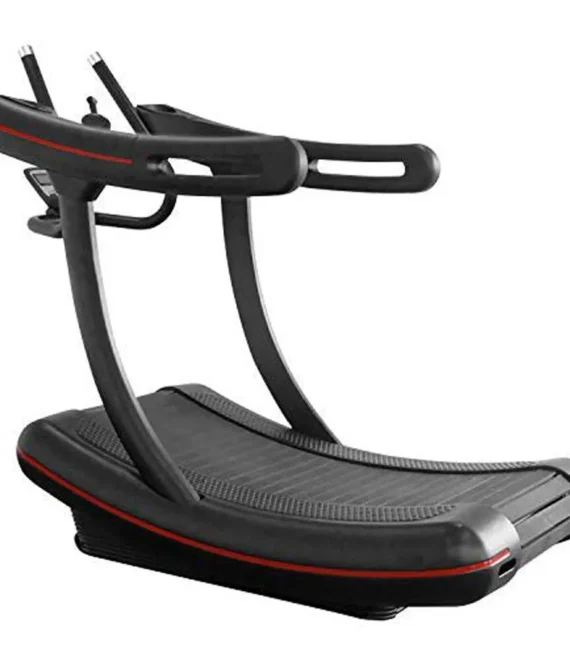 Commercial curved treadmill   manual running machine sports mode