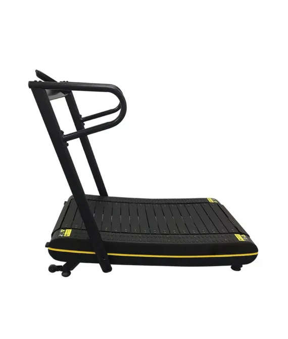 Curved manual treadmill   natural running experience ideal for hiit