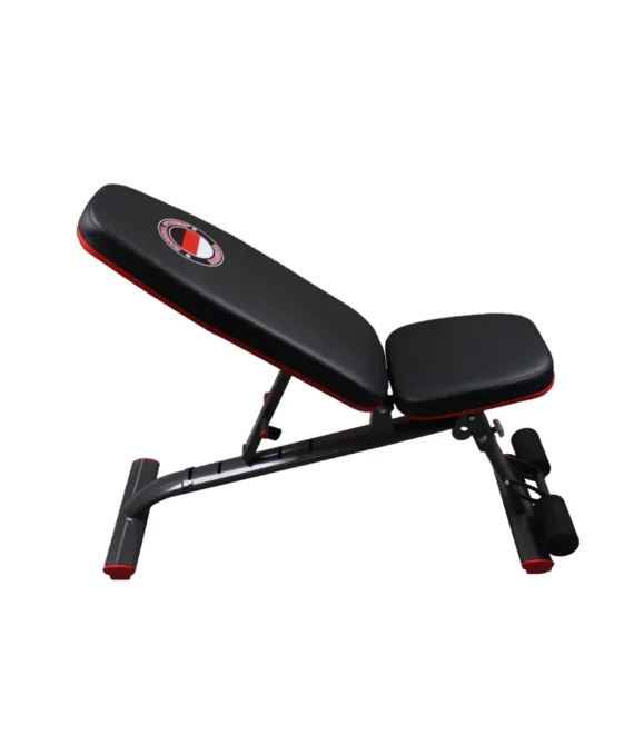 Foldable adjustable utility bench for home gym | max user weight 150kg