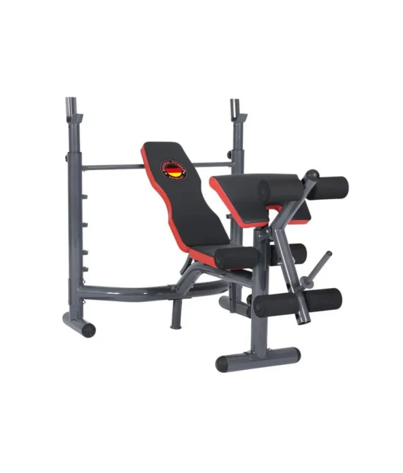 Multifunction bench with preacher curl leg developer adjustable for olympic workout