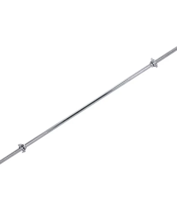 Weight lifting bar 72 inches standard barbell with chrome spin lock