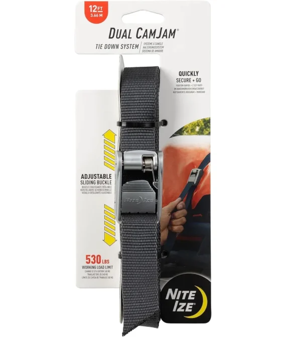 Nite Ize Cjd12-09-R3 Dual Camjam Tie Down System