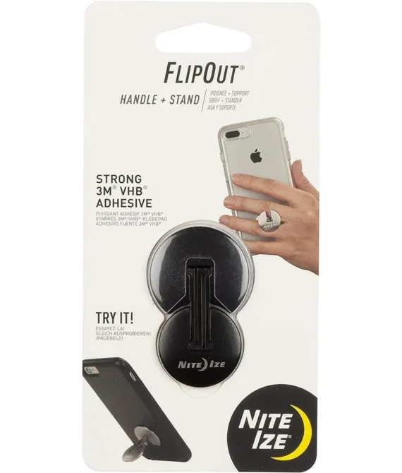 Nite Ize FlipOut Handle and Stand Black