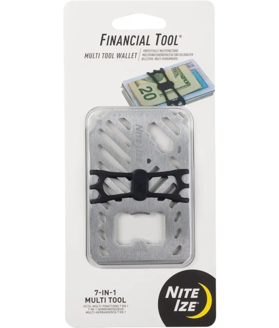 Nite Ize Financial Tool Multi Wallet – Steel FMT2-11-R7 One Size