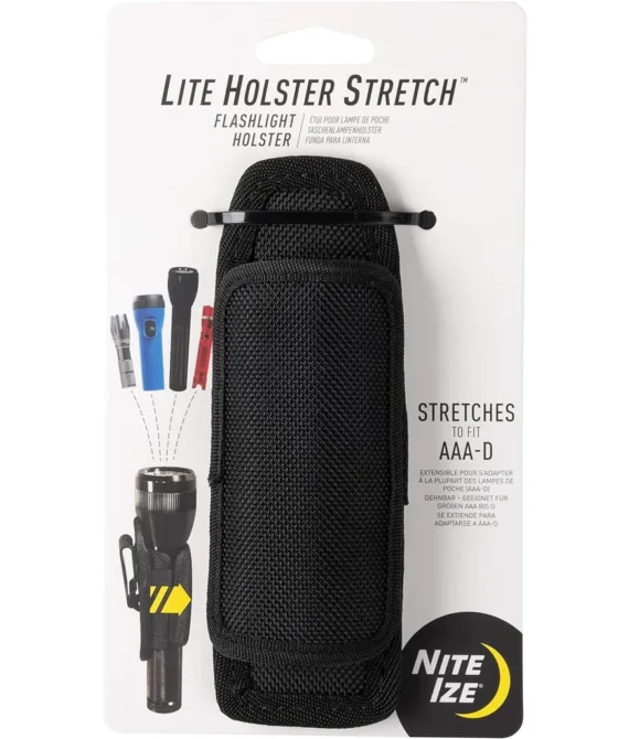 Nite Ize Lite Stretch Holster Torch Case – Black