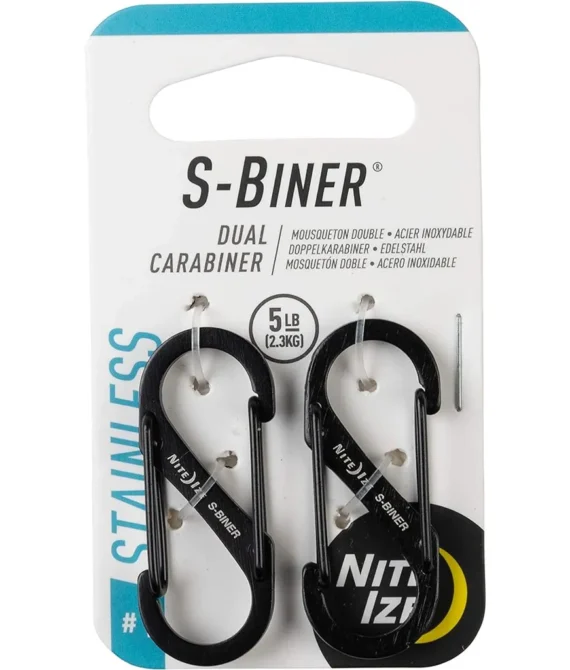 Nite Ize Unisexs S-Biner Dual Aluminum Carabiner