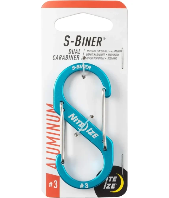 Nite Ize S-Biner Aluminum AL Dual Carabiner Blue