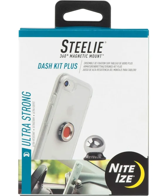 Nite Ize Original Steelie Dash Mount Kit Plus Black Stckp-01-R8