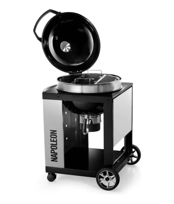 Napoleon Charcoal  PRO22K-CART-2  Kettle Grill Black