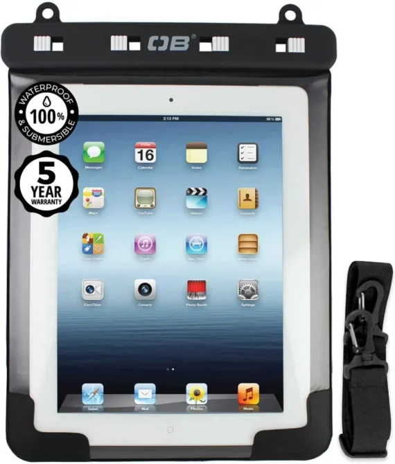 Overboard Waterproof Ipad Case Black