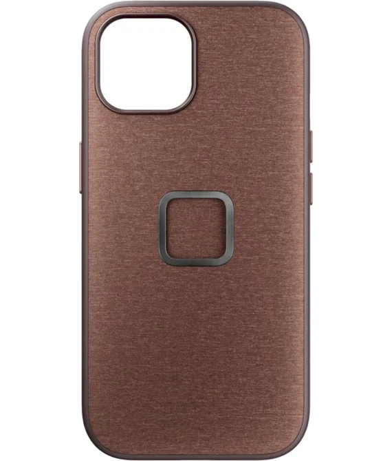 Peak Design Everyday Fabric Case for iPhone 15 (Redwood)