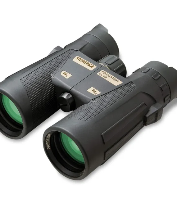 Steiner Predator 8×42 Binoculars – Versatile Lightweight Performance Hunting Optics for Early Season or Heavy Cover Hunters Black