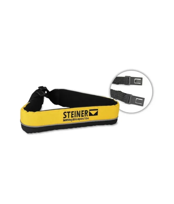 Steiner ClicLoc Floating Strap for Marine Binoculars Fits 7×50 Navigator Pro Commander Global Commander Yellow (76803)