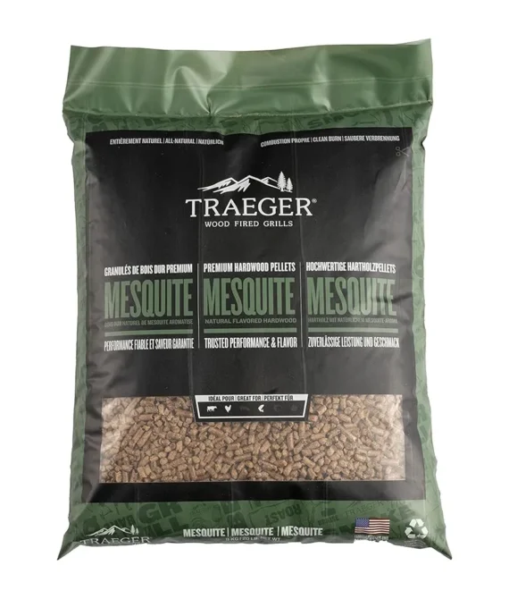 Traeger Mesquite BBQ Wood Pellets Brown 9 kg PEL336