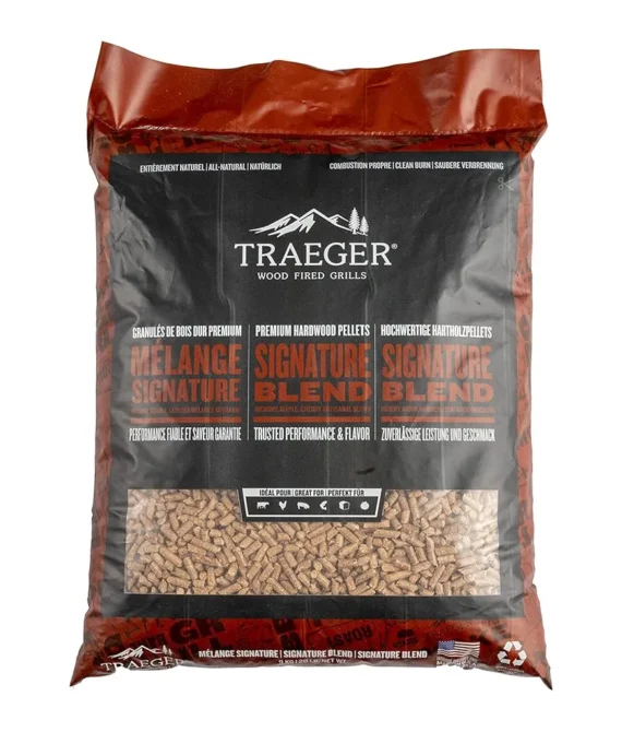 Traeger Signature Blend BBQ Wood Pellets Brown 9 kg PEL337