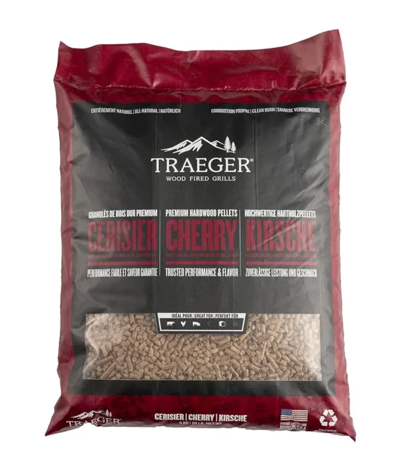 Traeger Cherry BBQ Wood Pellets Brown 9 kg PEL339