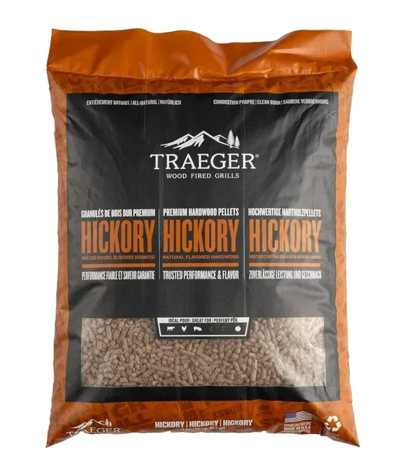 Traeger Hickory BBQ Wood Pellets Brown 9 kg PEL342