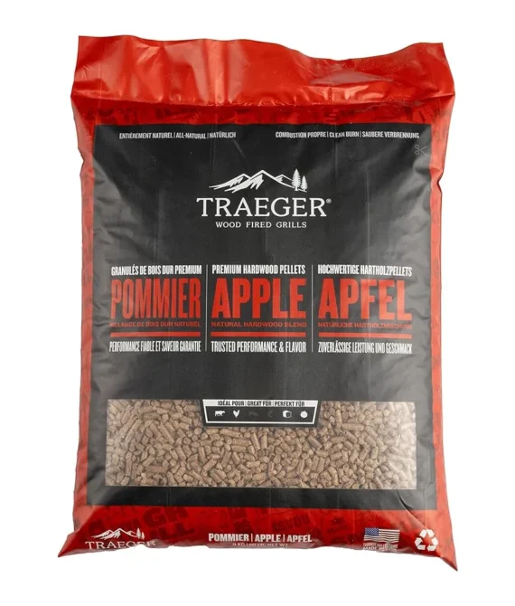 Traeger Apple BBQ Wood Pellets Brown 9 kg PEL343