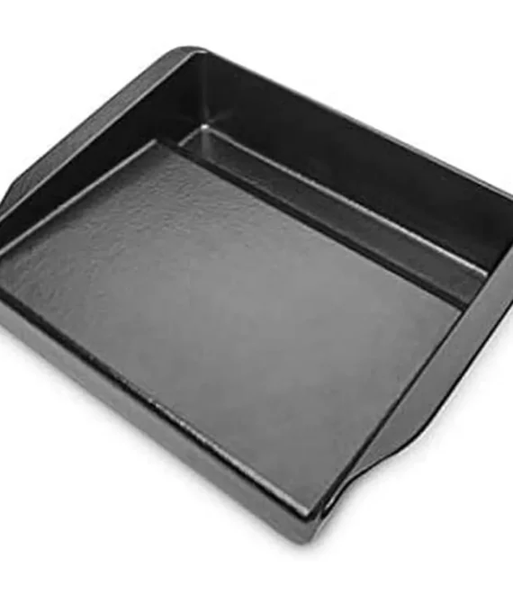 Weber 6609 Pan Accessory Griddle for Weber Pulse Grill 31.8 x 24.9 x 7 cm Black