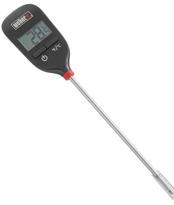 Weber Instant Read Thermometer Black 0.23×0.075×0.038 6750