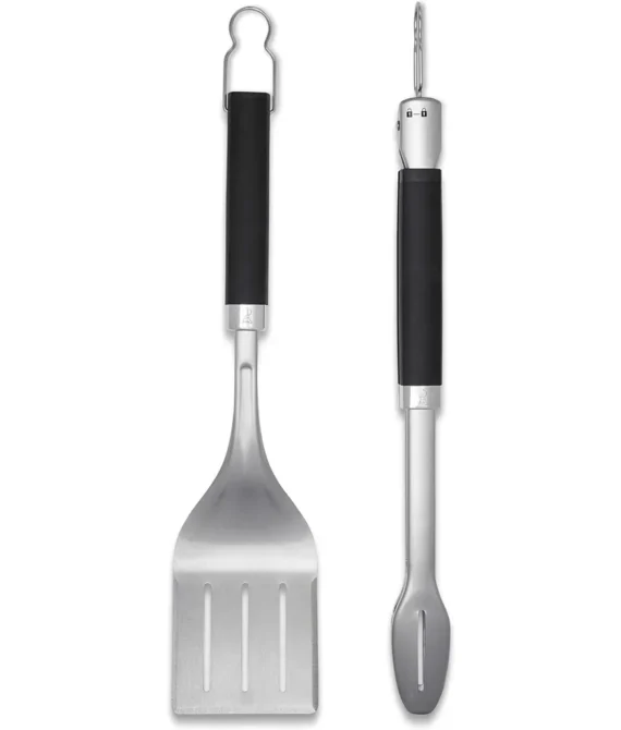 Weber Precision Grill Tongs & Spatula Set