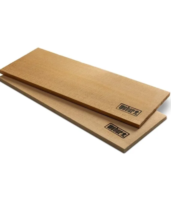 Weber Western Red Cedar Wood Planks Brown 30x15x1 cm 17522