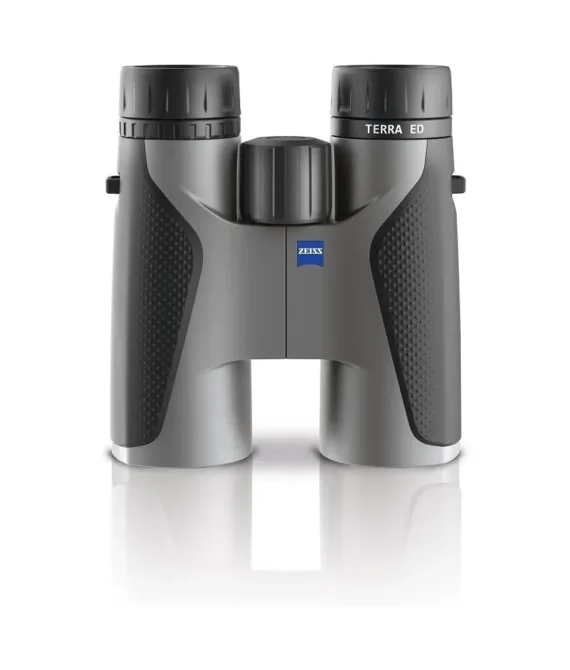 ZEISS Terra ED 8×42 Binoculars  Waterproof and Fast Focusing with Coated Glass for Optimal Clarity in All Weather Conditions for Bird Watching Hunting Sightseeing Grey