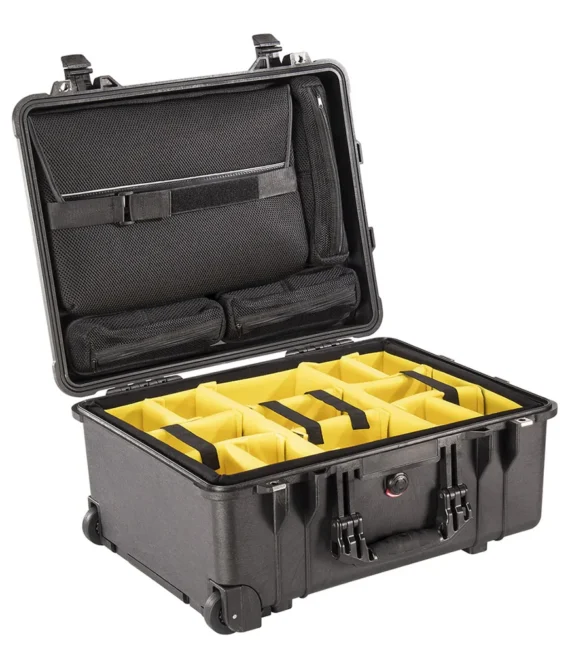 Pelican Protector Studio Case 1560SC WL/DIV SET – Black