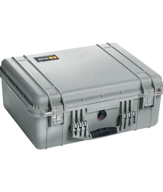 Pelican Protector Case with 4-Piece Foam Set 1550 WL/WF – Silver